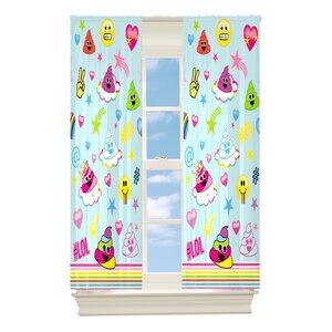 Emoji Drapes Curtains Table Cover, Backdrop